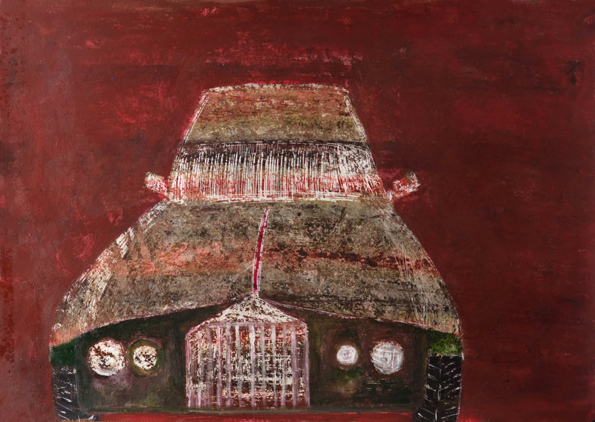 Современная графика с изображением машины