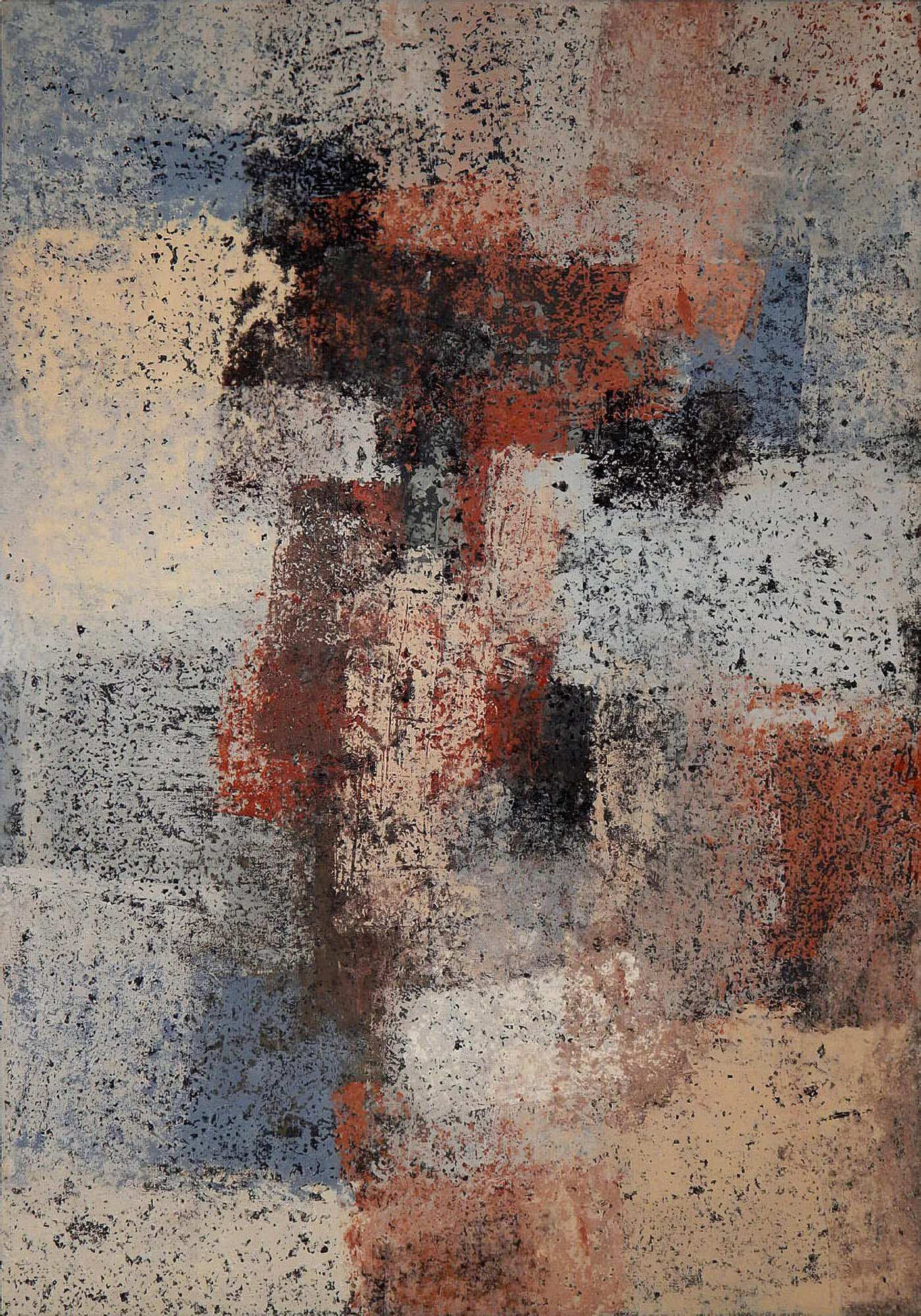 Современная интерьерная картина, абстракция в темных тонах