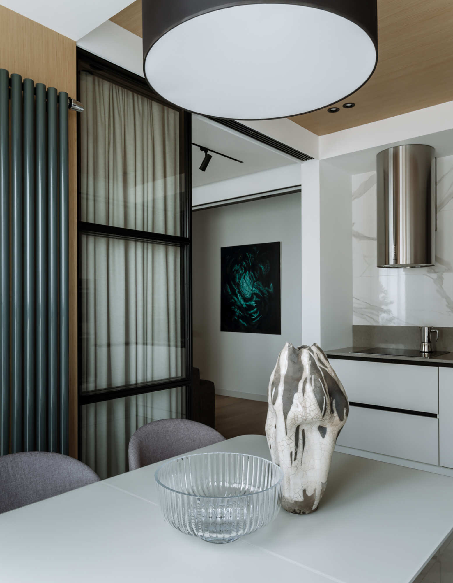 зелено черная картина