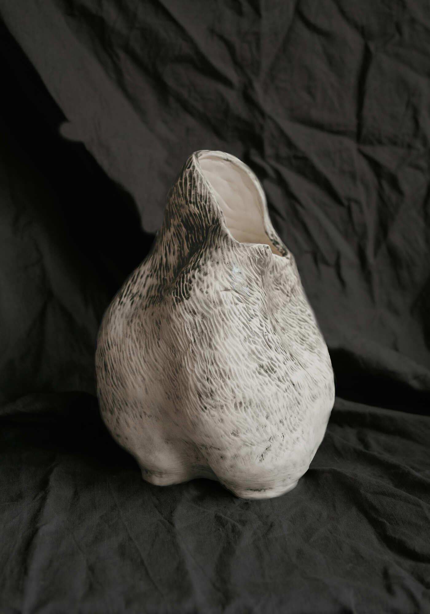 Авторская ваза из фаянса