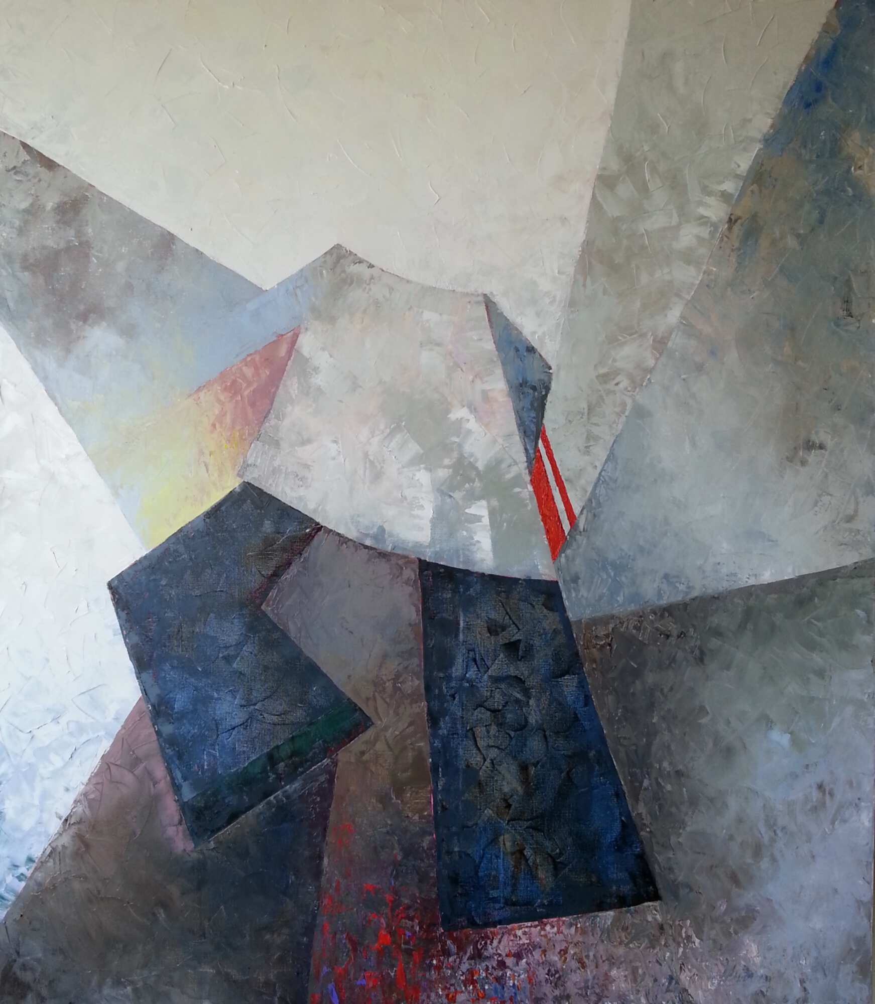 большая серая картина