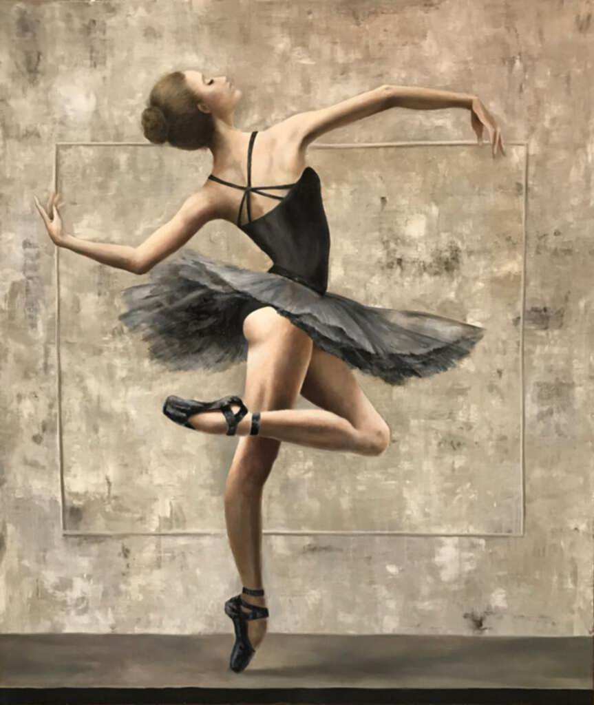 Картина с балериной