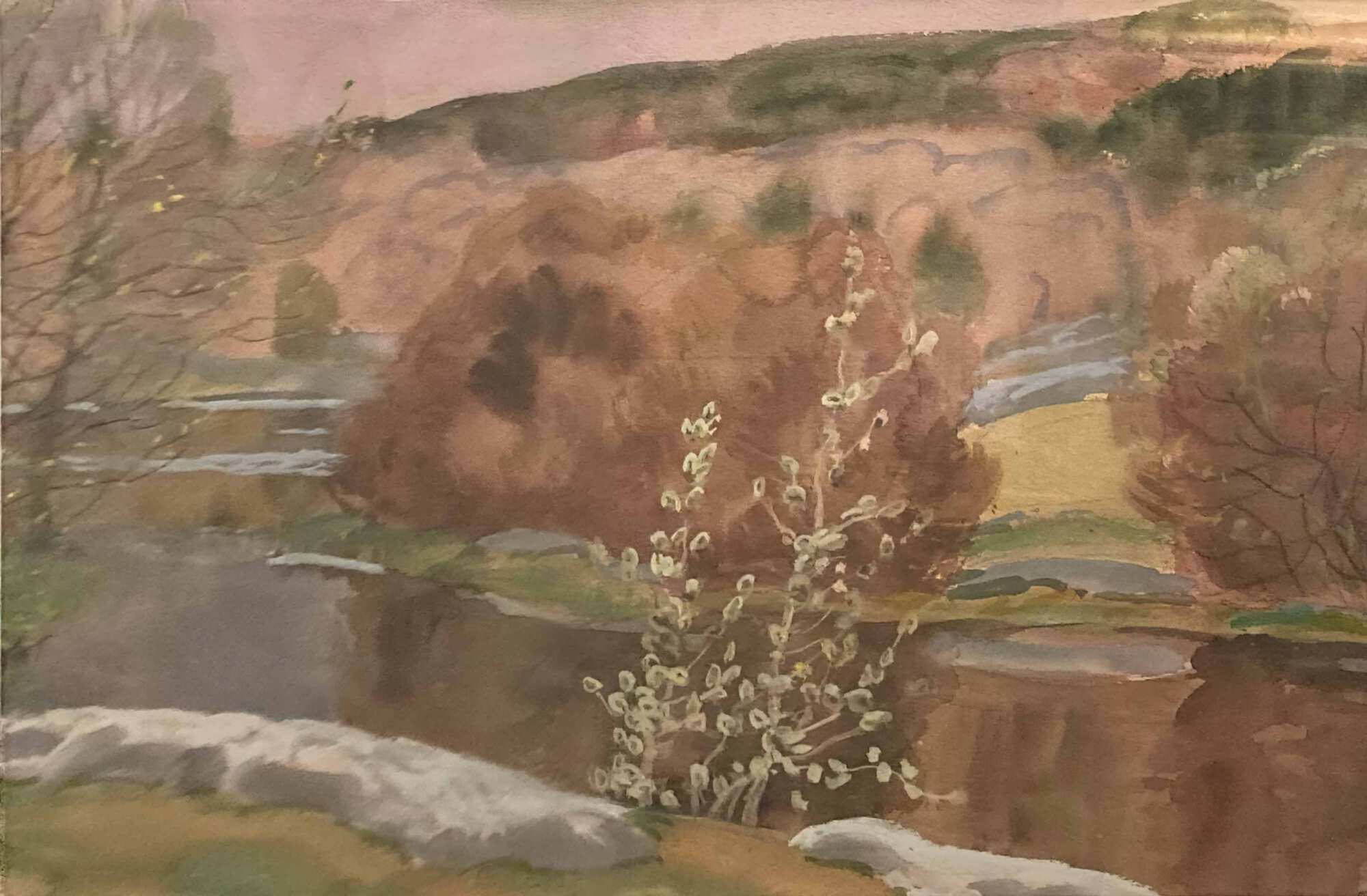 Картина осенний пейзаж