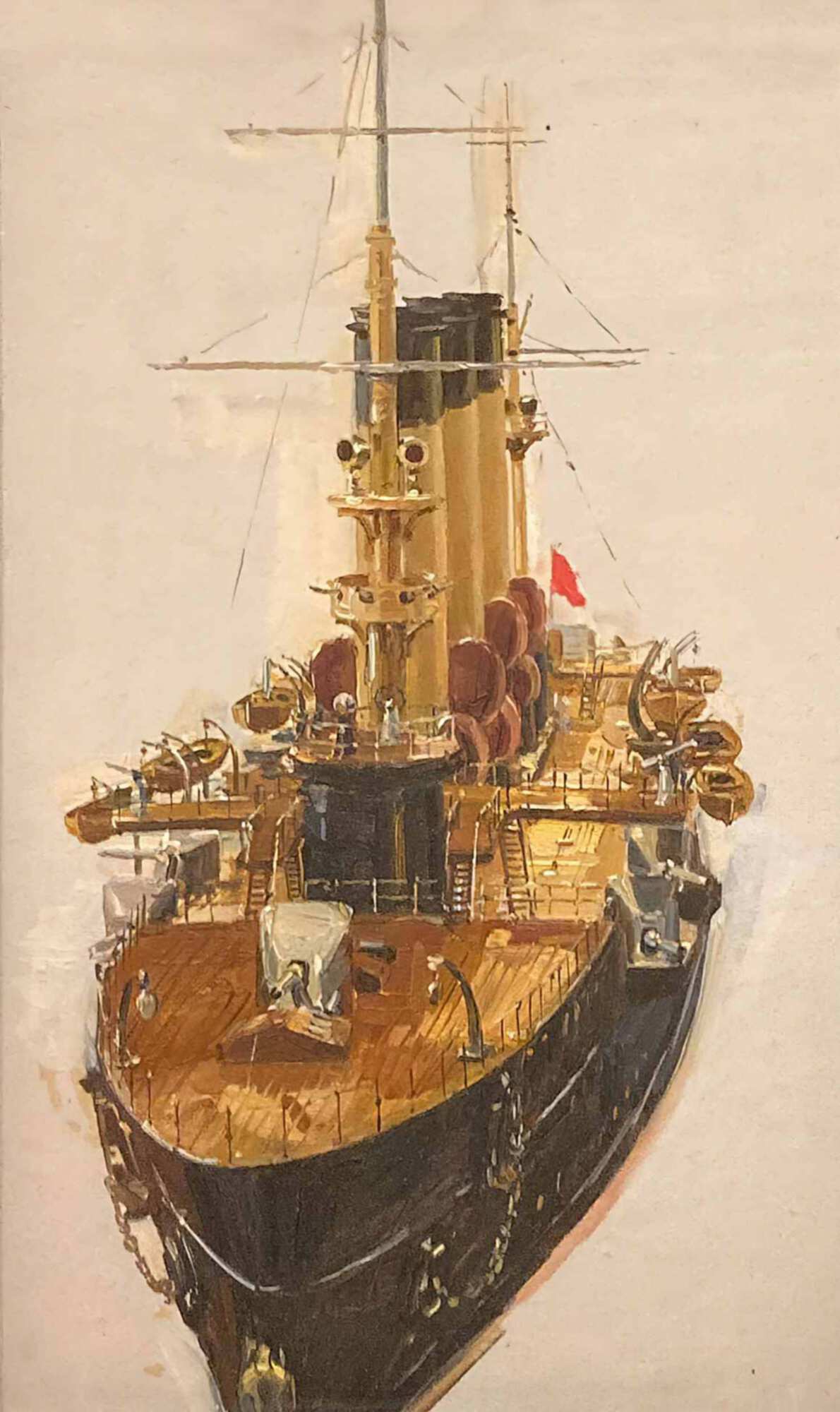 Картина военный корабль