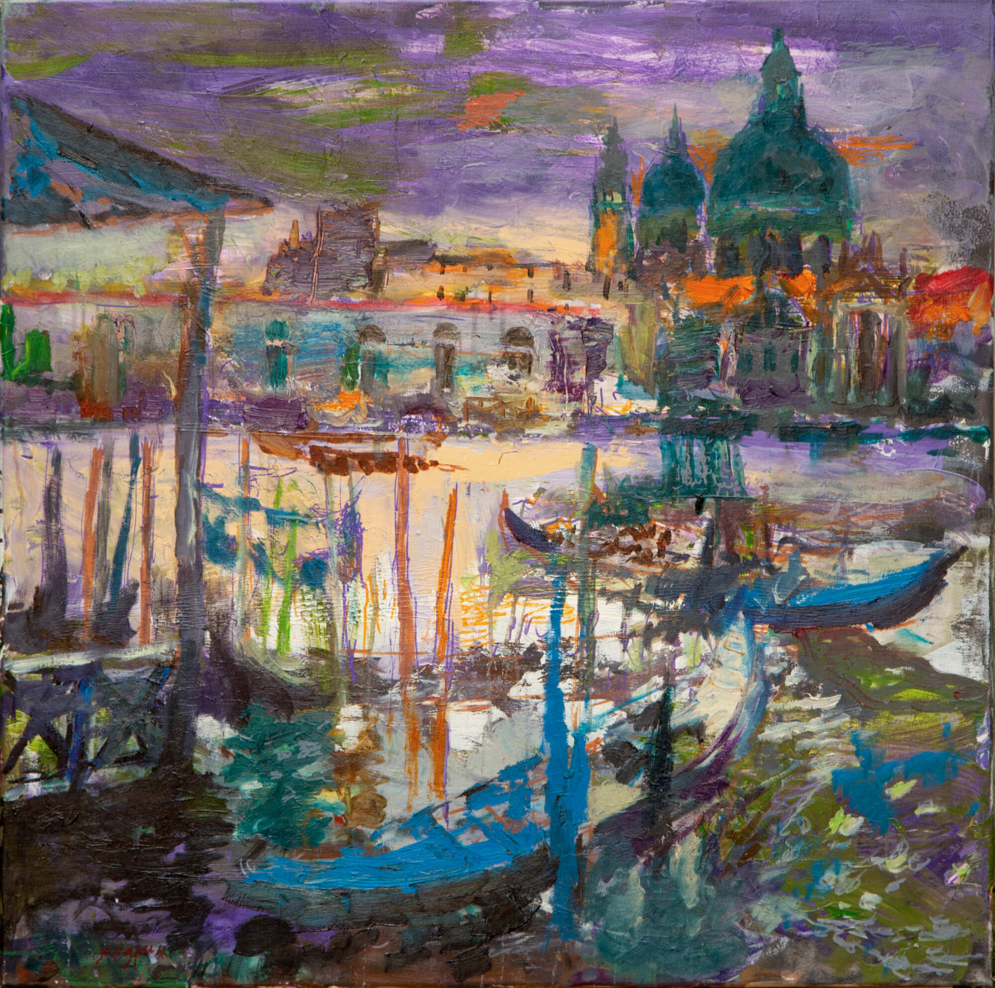 Картина с видом Венеции