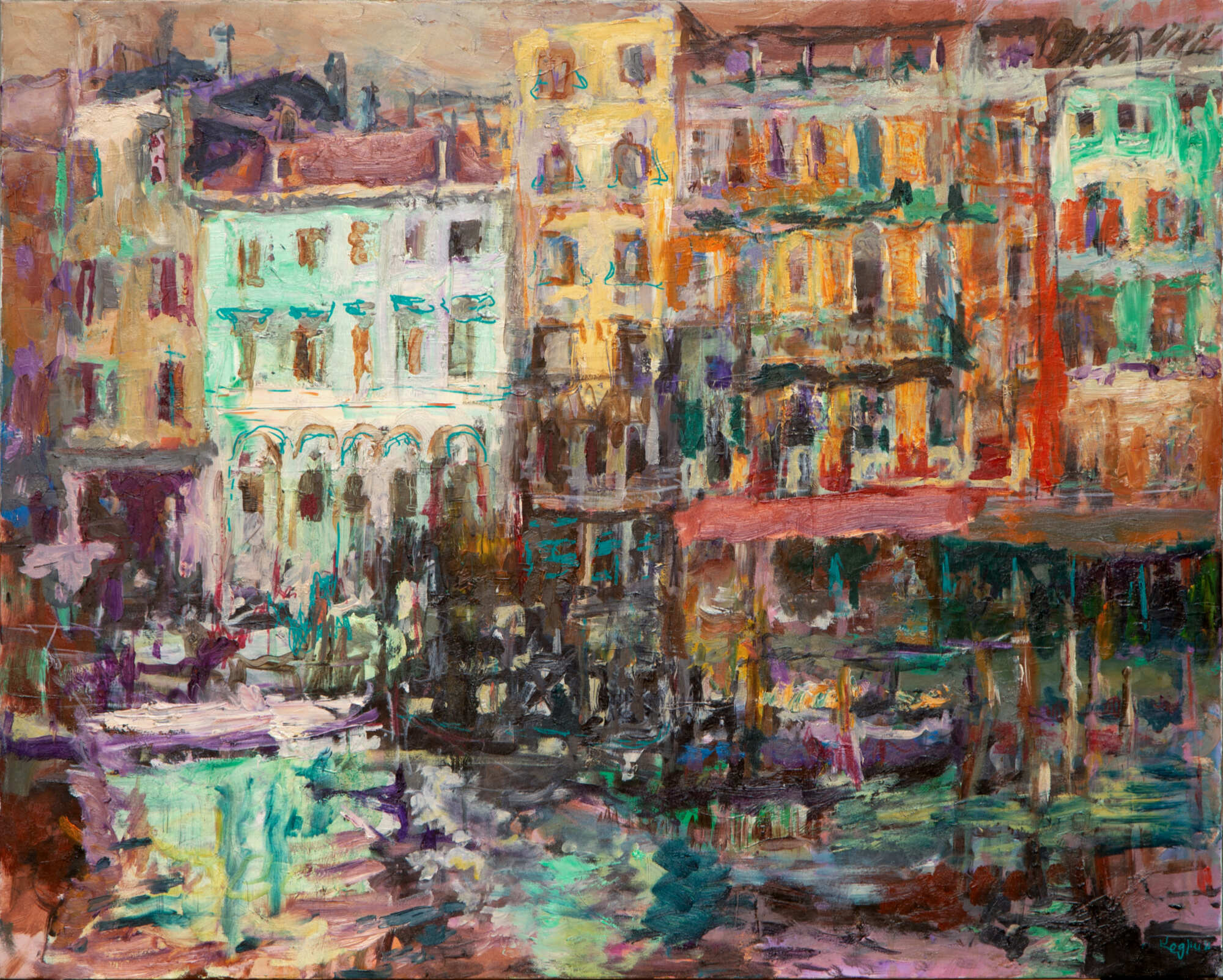 Картина с видом Венеции