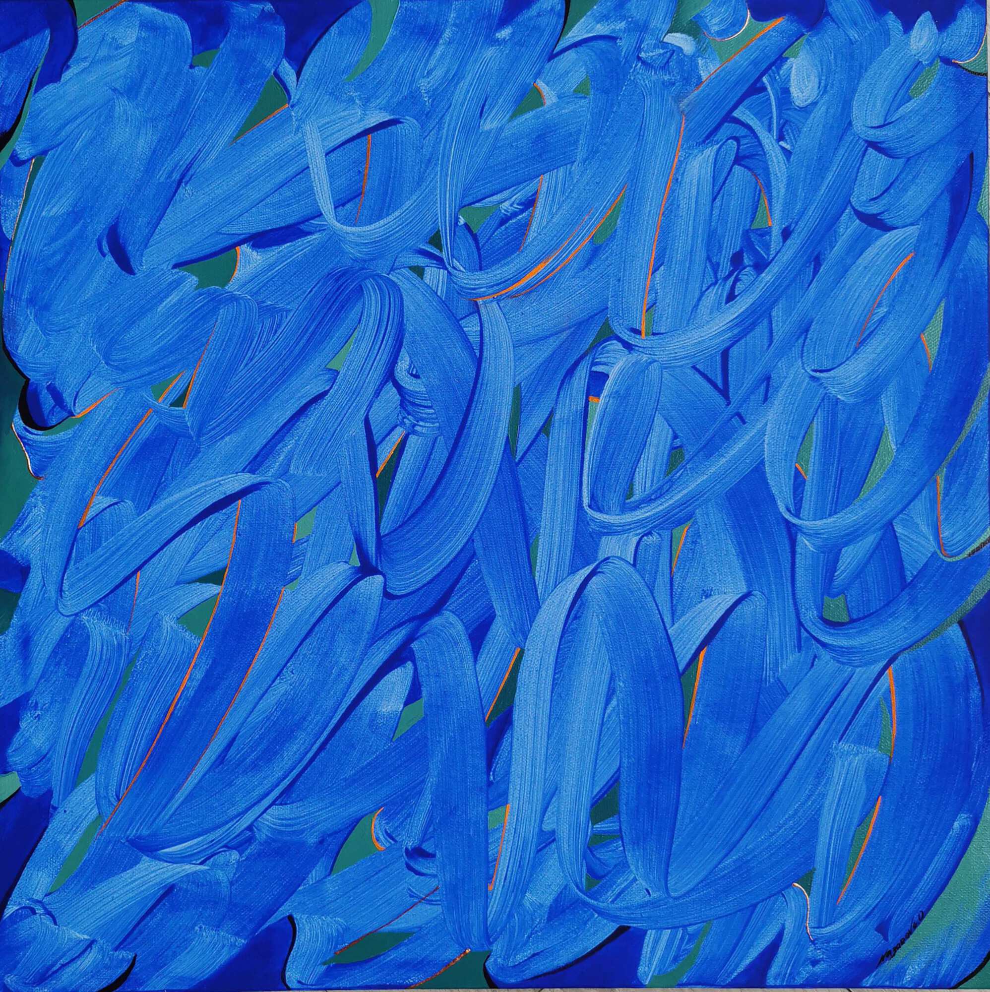 синяя картина