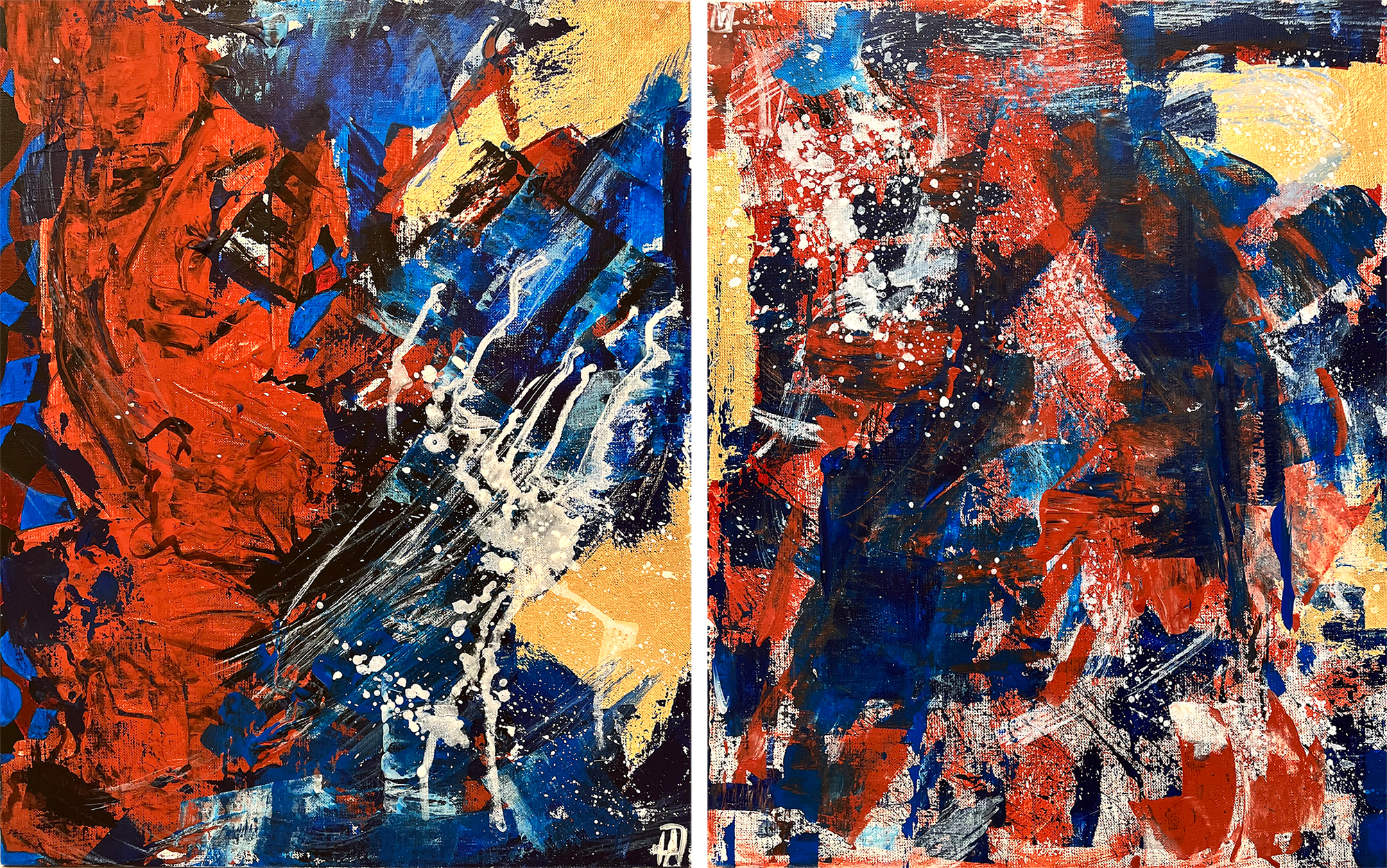 яркая картина абстракция