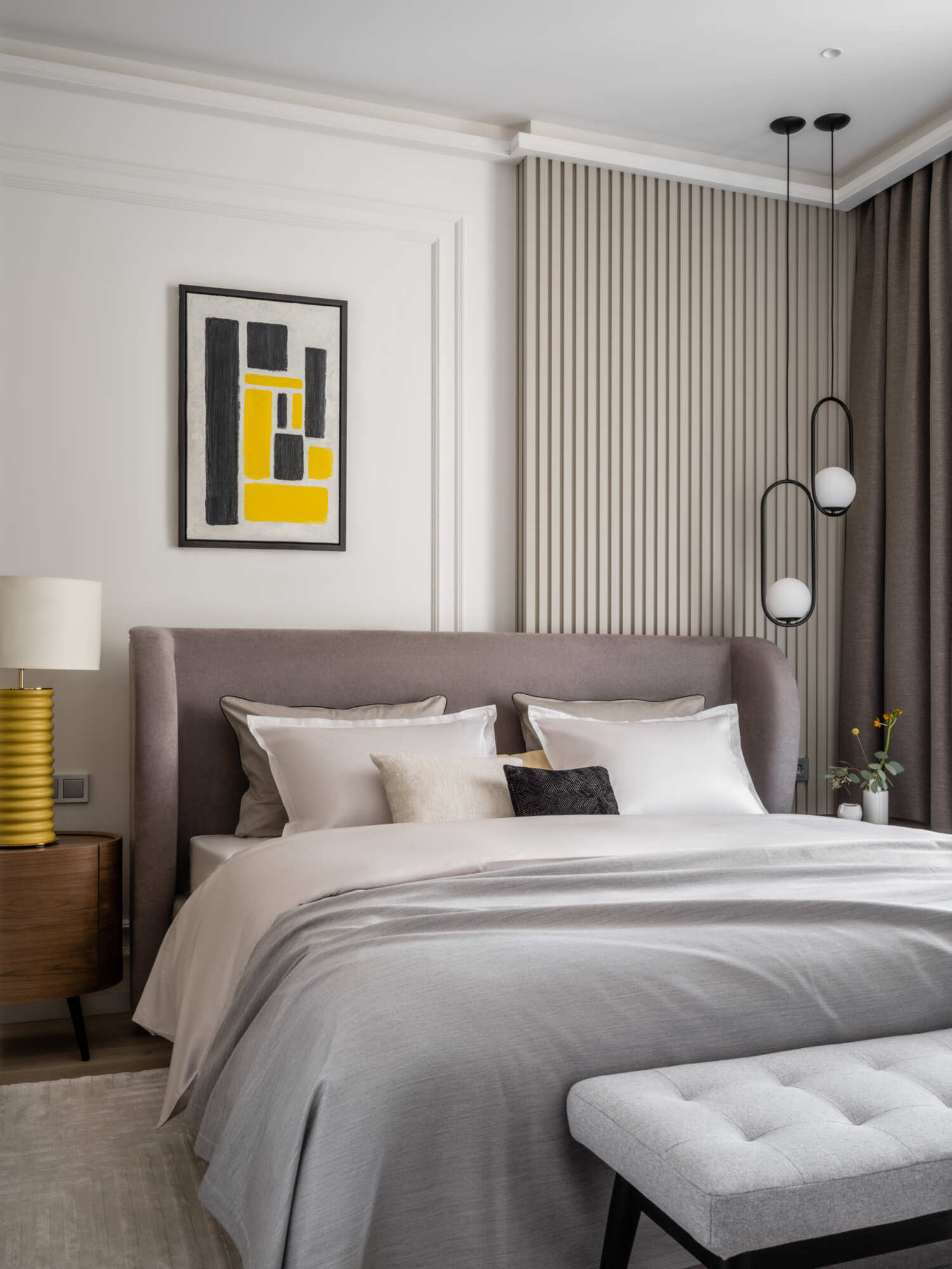 черно-желтая картина