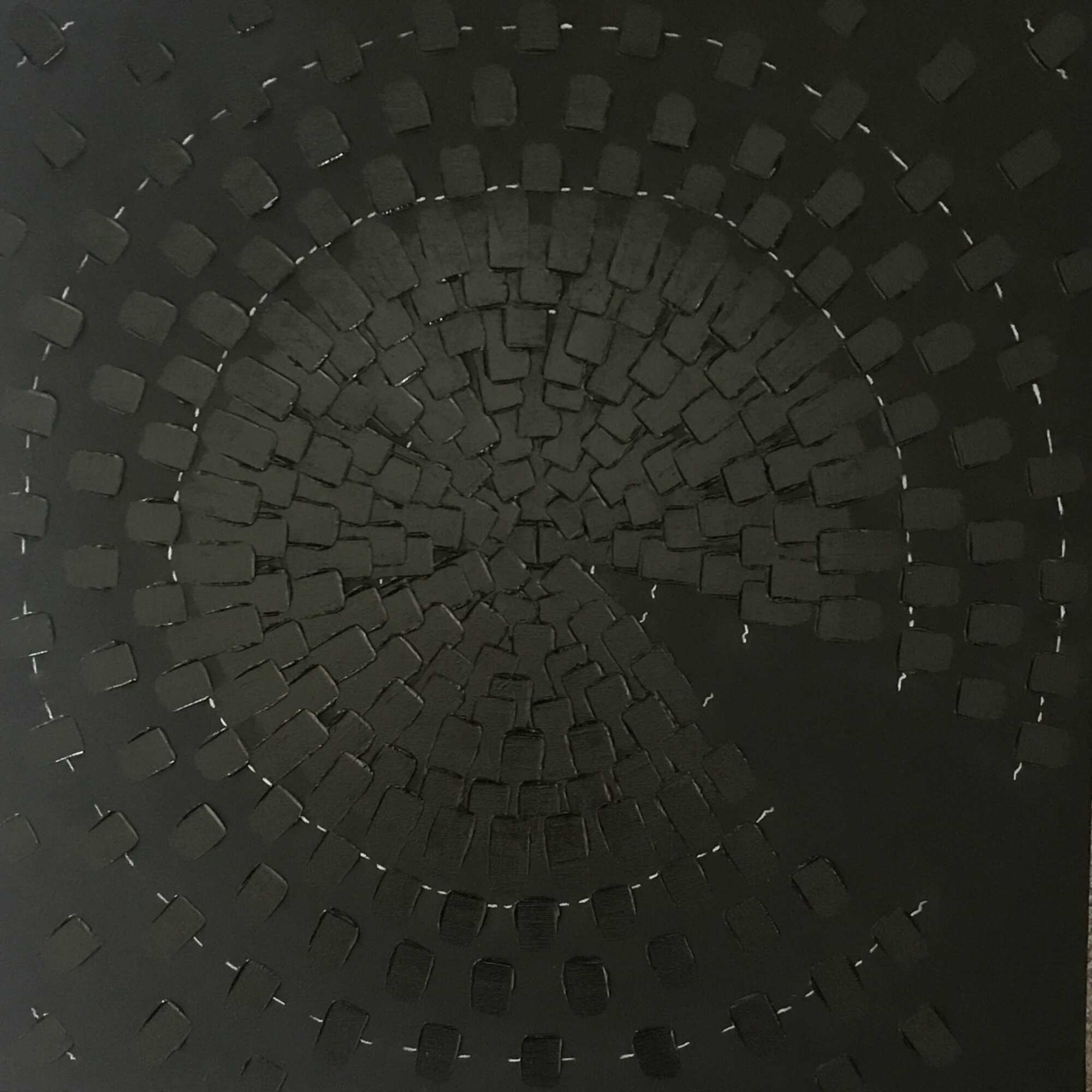 черная квадратная картина