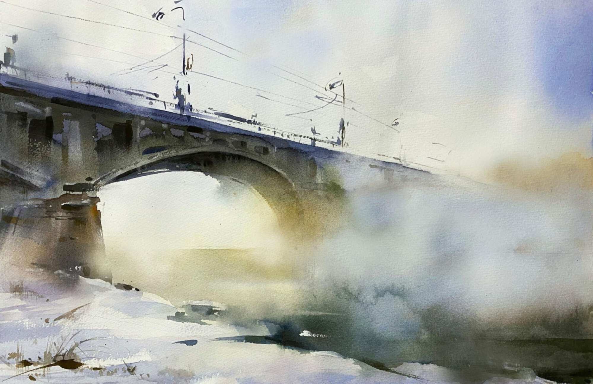 мост картина