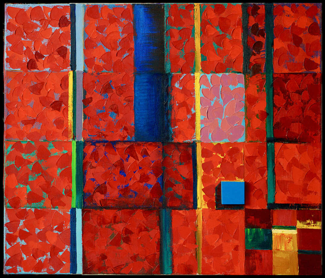 картины абстракция красные