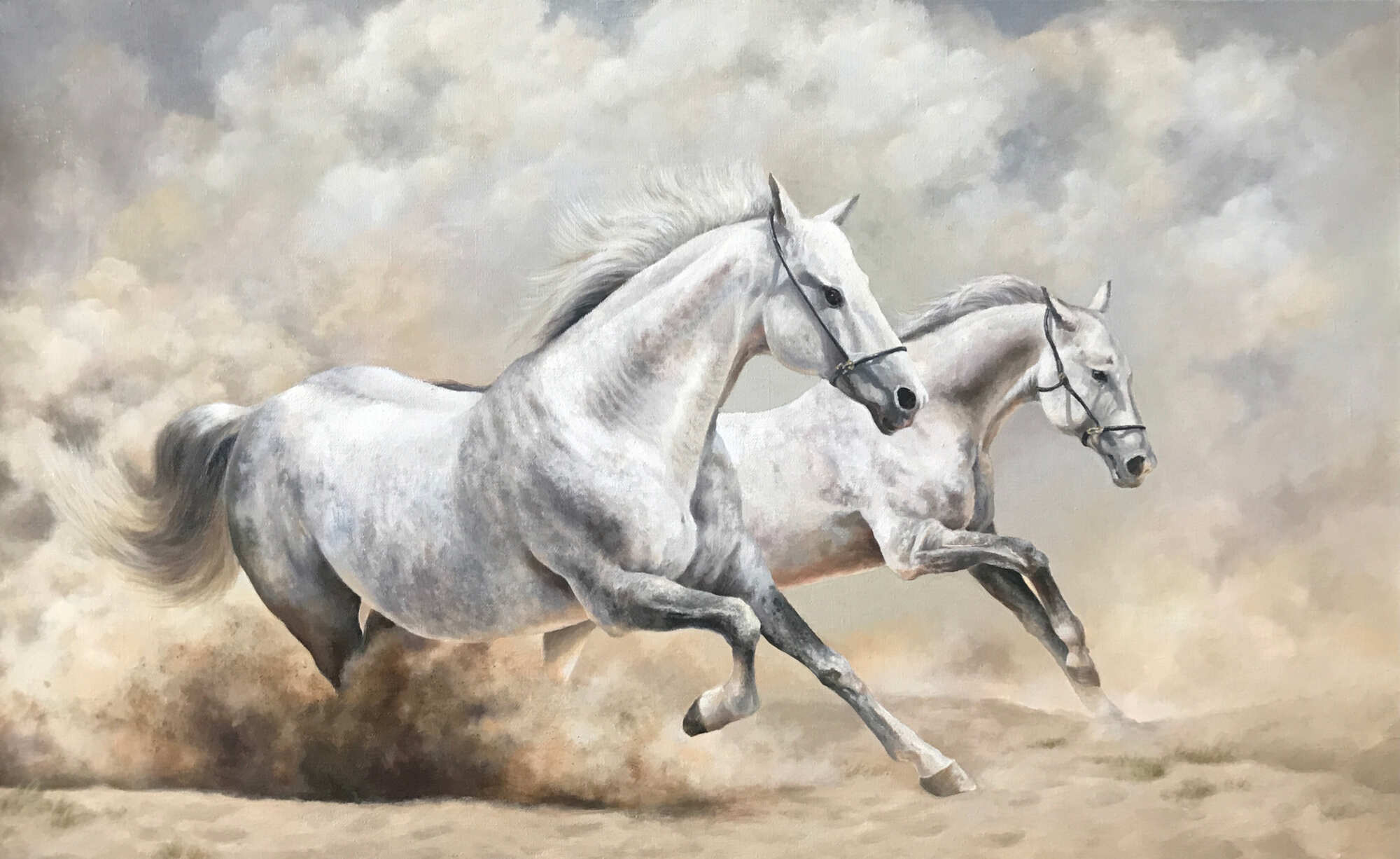 картина лошади