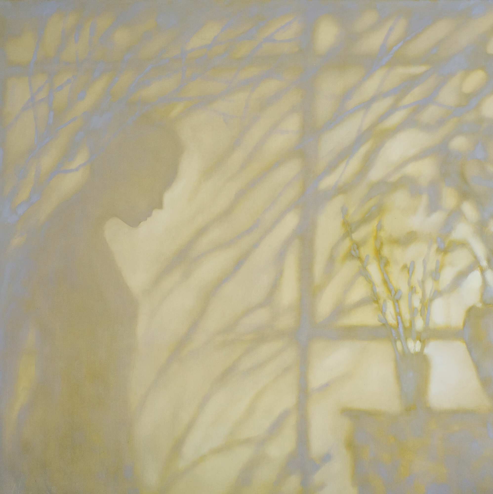 женский силуэт картина