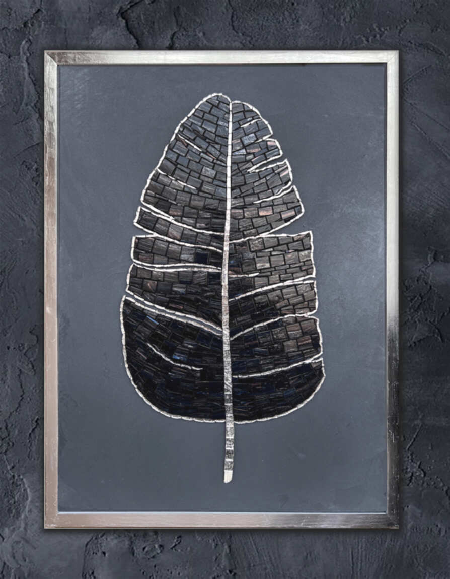 темное панно на стену